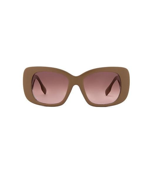 Burberry Brown Square Sunglasses