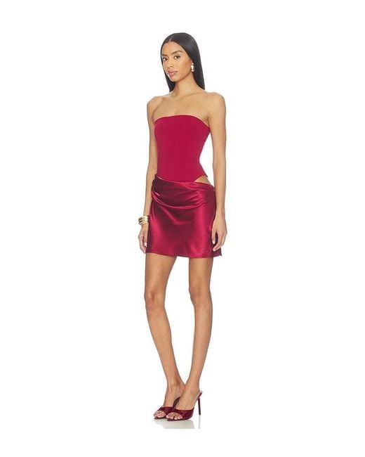 superdown Red Carrie Mini Dress
