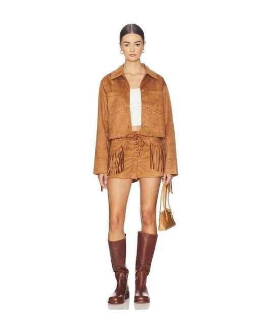Steve Madden Natural Cheyenne Jacket