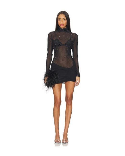 AFRM Women's Black Ekko Dress