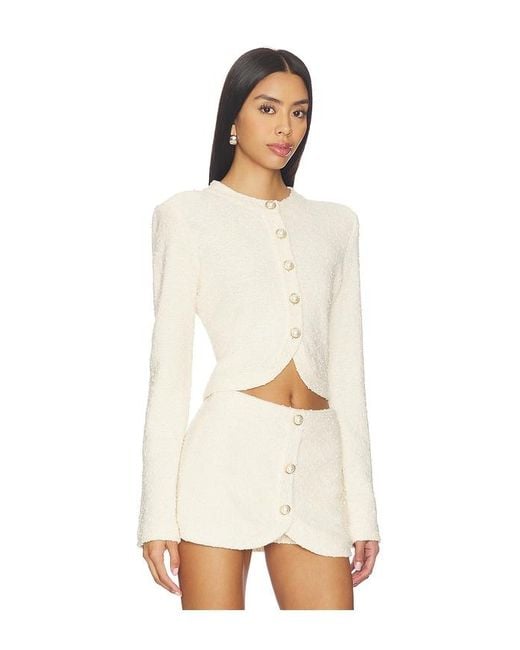 Lovers + Friends White Amelia Cardigan