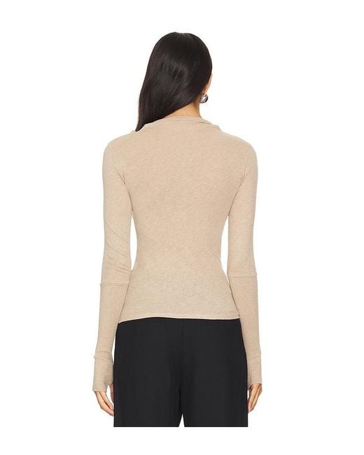 Enza Costa Black Cashmere Twist Top