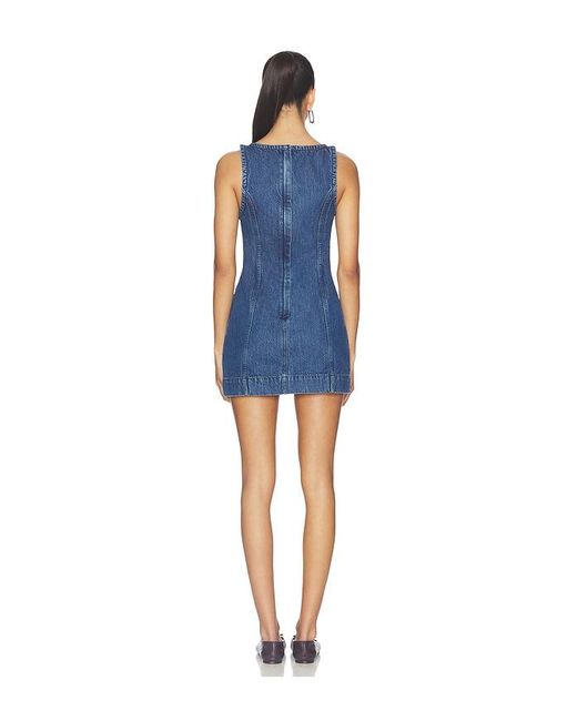 Show Me Your Mumu Blue Boulevard Mini Dress