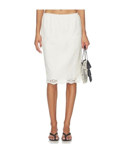 Posse White Darya Skirt