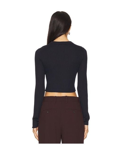 A.L.C. Black Lina Top