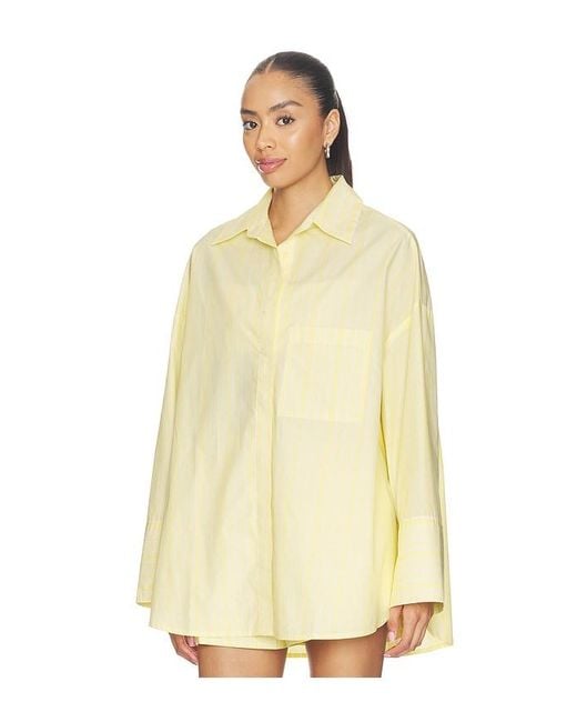 Faithfull The Brand Yellow Clemente Shirt