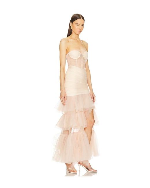 Michael Costello White X Revolve Lily Gown