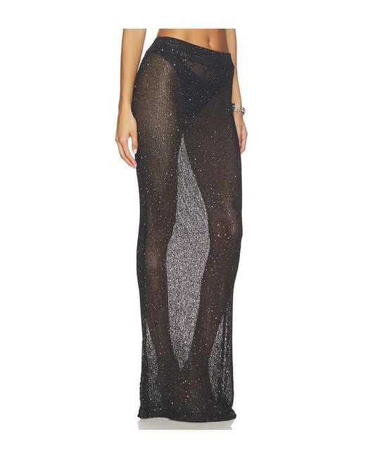 superdown Black Miranda Maxi Skirt