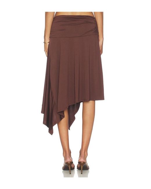 Nia Brown Vine Skirt