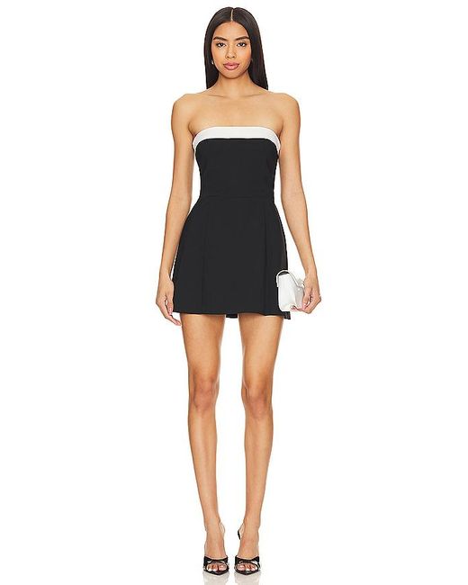 Amanda Uprichard Black Kerry Skort Romper