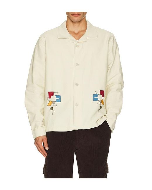 Far Afield White Veloso Shirt for men