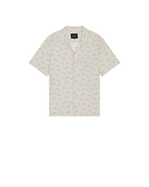 Rails White Moreno Button Down Camp Shirt for men