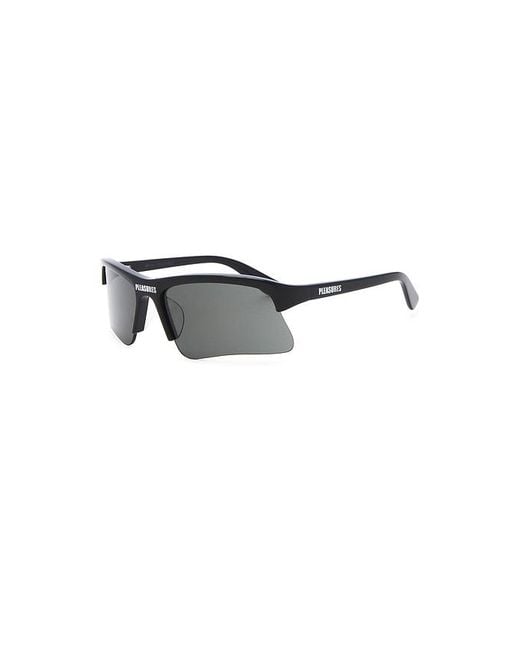 Pleasures Black Active Sunglasses for men