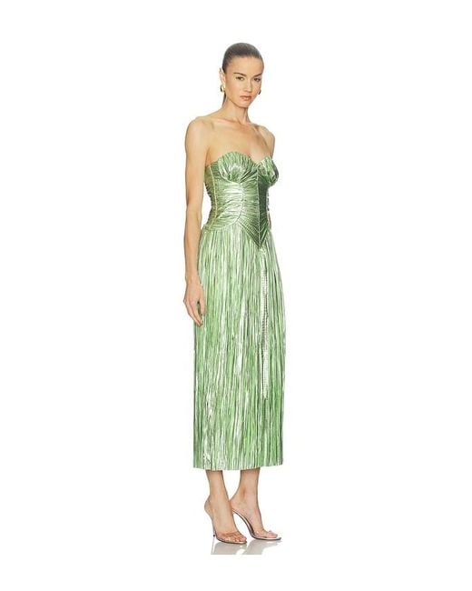Cult Gaia Green Ashika Gown