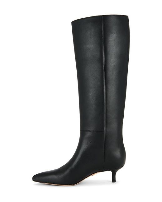 Veronica Beard Black Lisa 45 Tall Shaft Boot