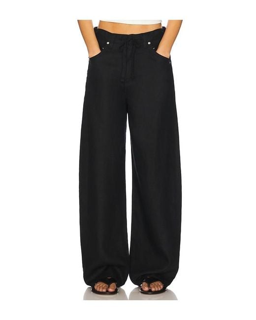Citizens of Humanity Black Brynn Drawstring Trouser