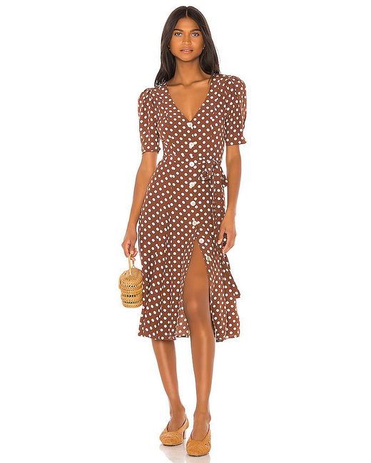 LPA Brown Midi-Kleid Bambina