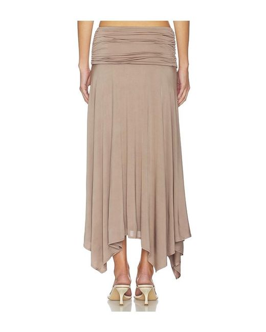 Nbd Gray Niya Midi Skirt