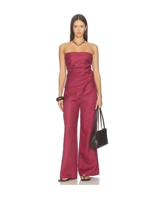 Faithfull The Brand Red Nera Top