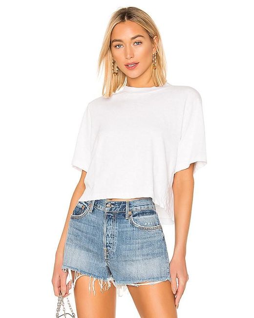 Cotton Citizen White The Tokyo Crop Tee