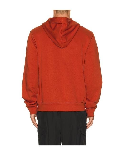 The North Face Red Evolution Simple Dome Regular Hoodie for men
