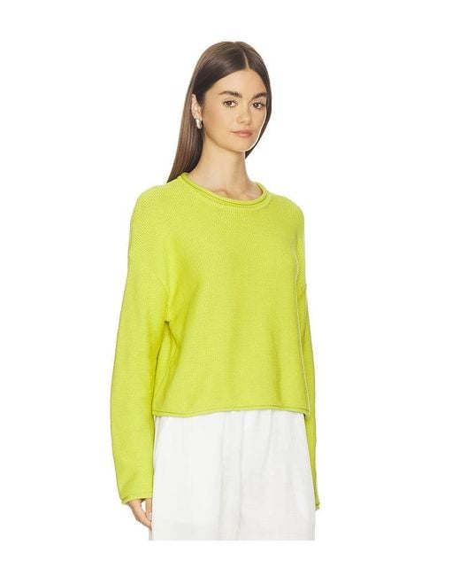 Leset Yellow Mae Crewneck