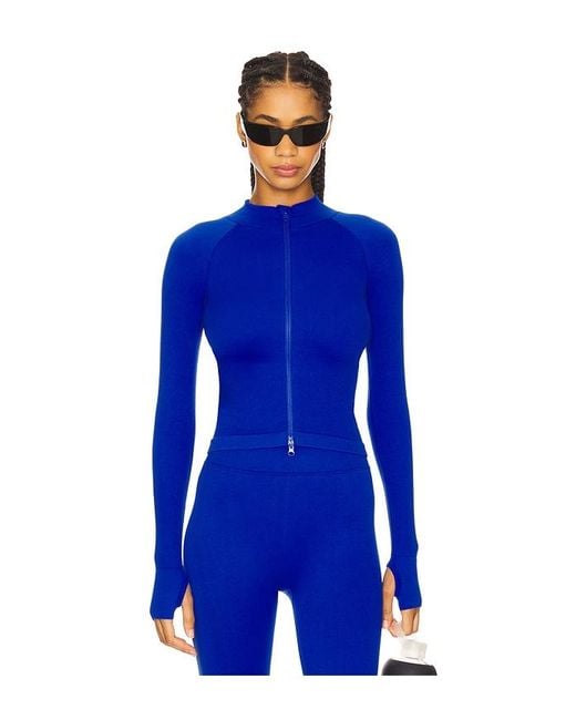 WellBeing + BeingWell Blue Stretchwell Bailey Jacket