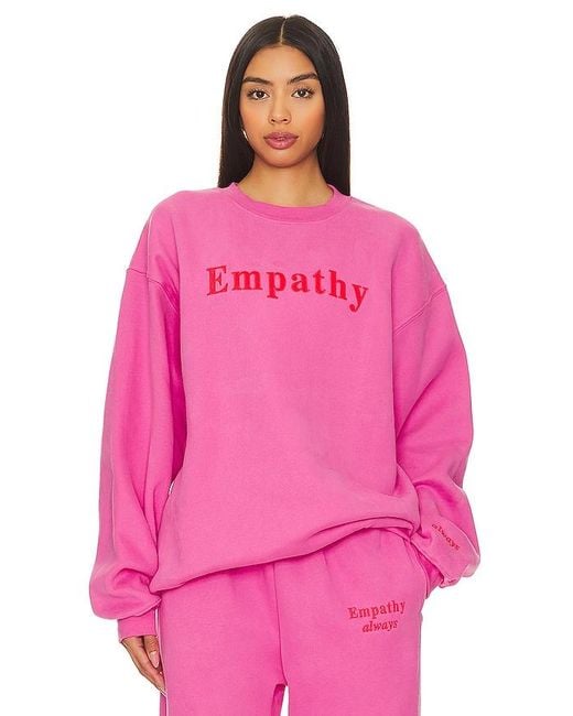 The Mayfair Group Pink Empathy Always Crewneck