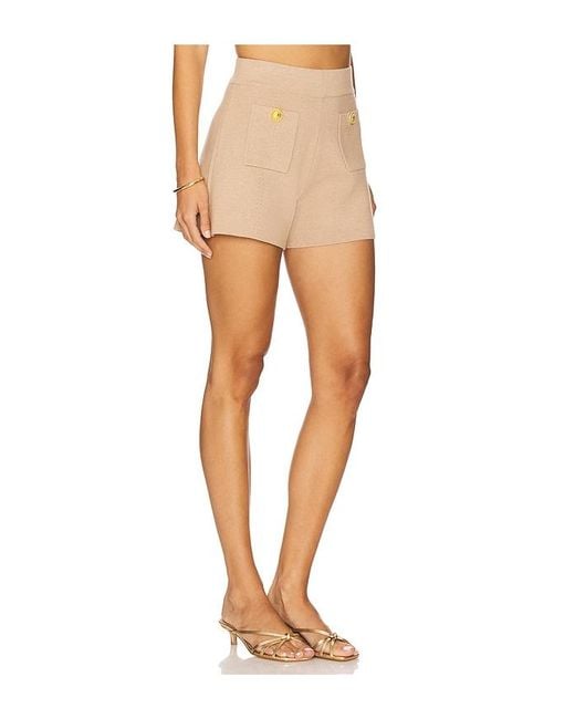 L'Agence White Lottie Knit Short