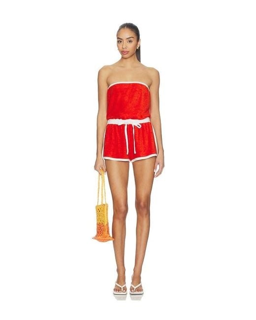 Lovers + Friends Red Tessa Romper