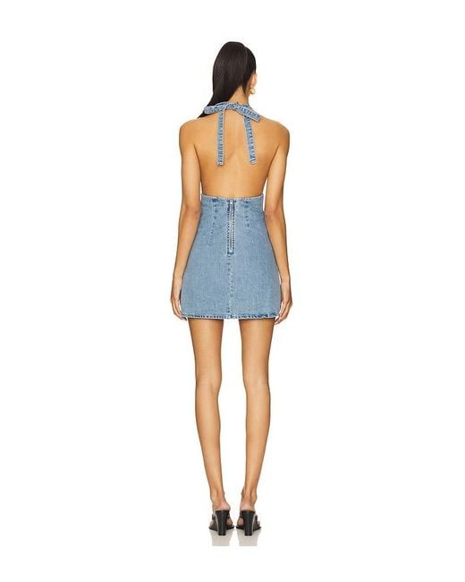 Free People Blue Trevi Denim Mini Dress