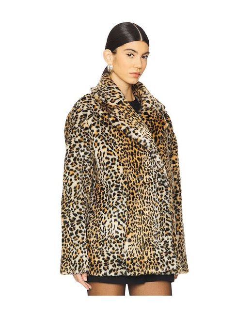 Bardot Multicolor Vento Faux Fur Coat