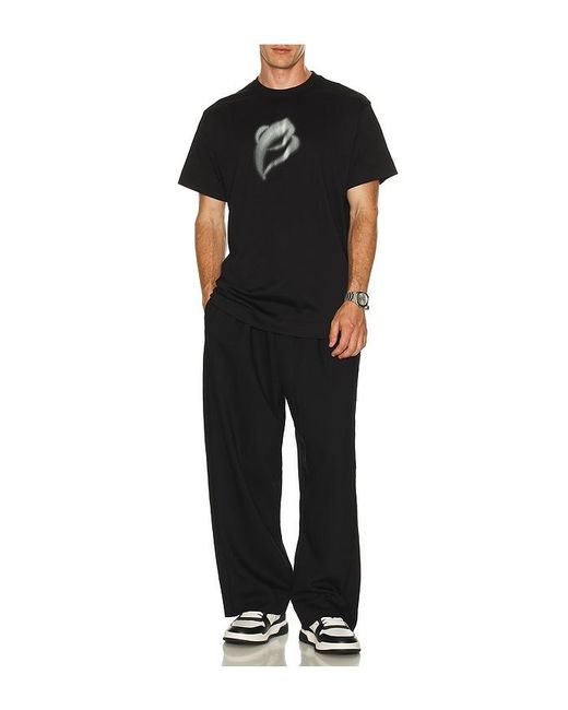 Etai LA Black 3D Print Dot Brust E Tee for men