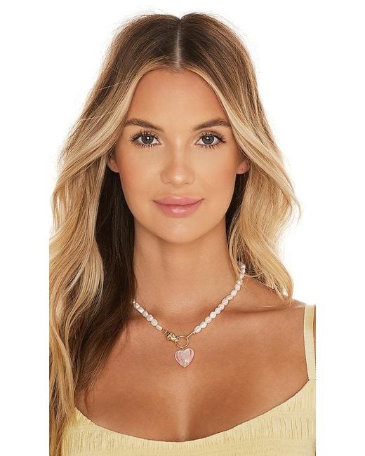 petit moments Pink Lisa Necklace