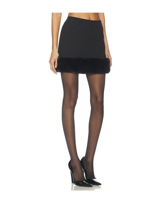 Apparis Black Meadow Skirt