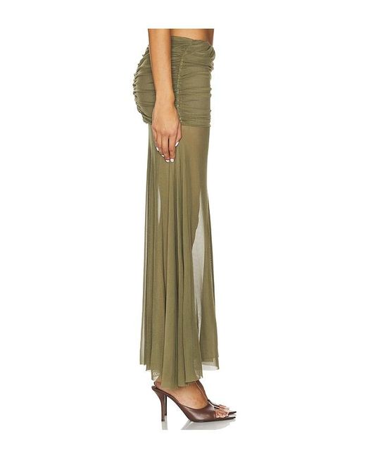 Amanda Uprichard Green Leo Skirt