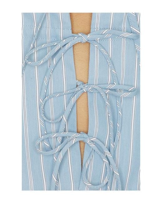 Citizens of Humanity Blue Larissa Tie Front Cami