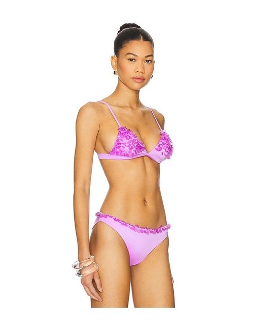 Agua Bendita Pink Lisa Bikini Top