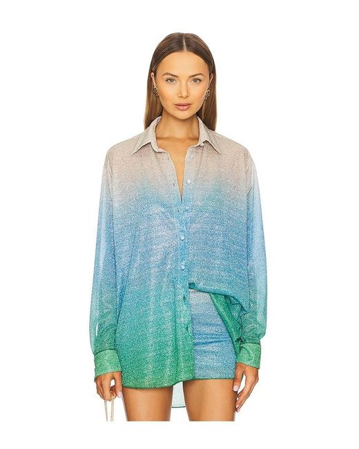 Oseree Blue Lumiere Shade Top