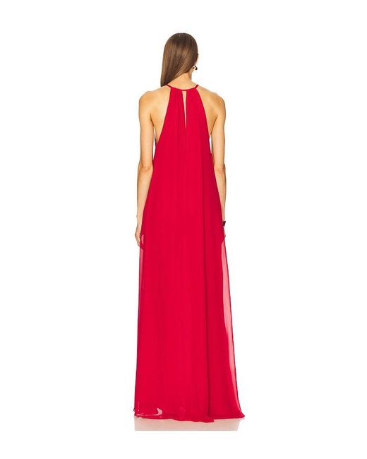 Michael Costello Red X Revolve Syrie Gown
