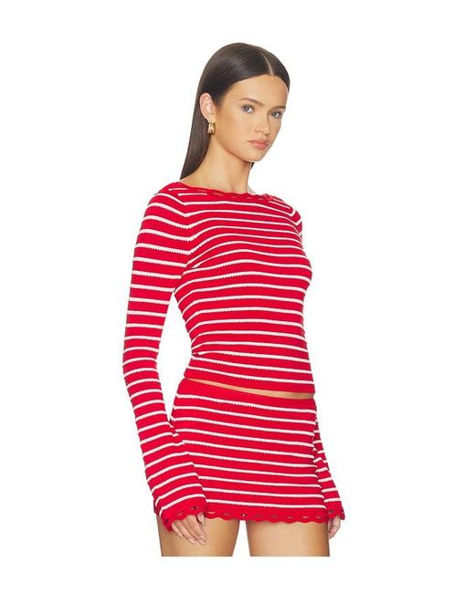 Solid & Striped Red The Penelope Top
