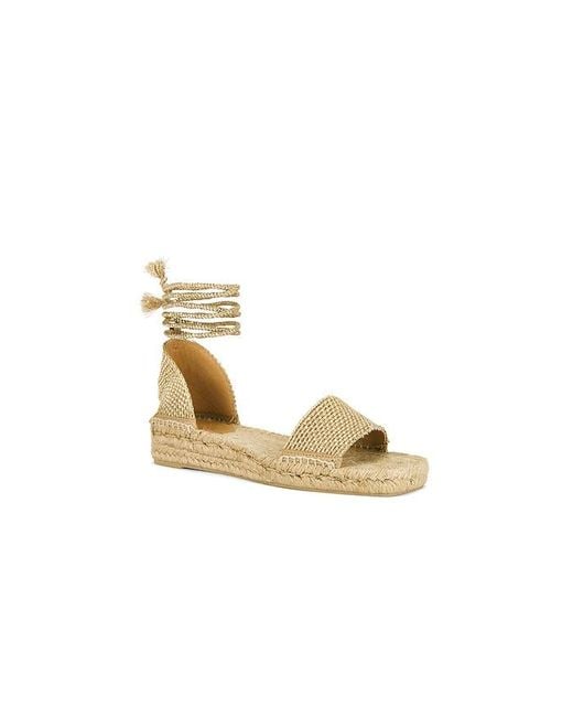 Castaner Metallic Espadrilles Silvia