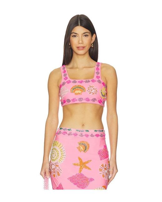 Oceanus Pink New York Top
