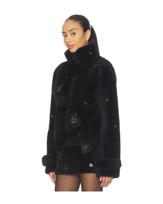 Siedres Black Sira Fur Jacket