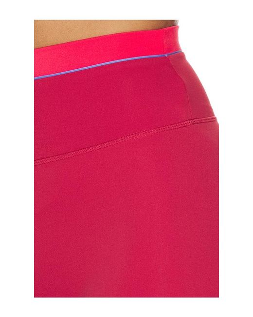 P.E Nation Pink Reflect 5 Inch Biker Short