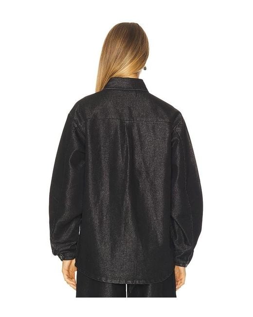 Hudson Black Barrel Shacket