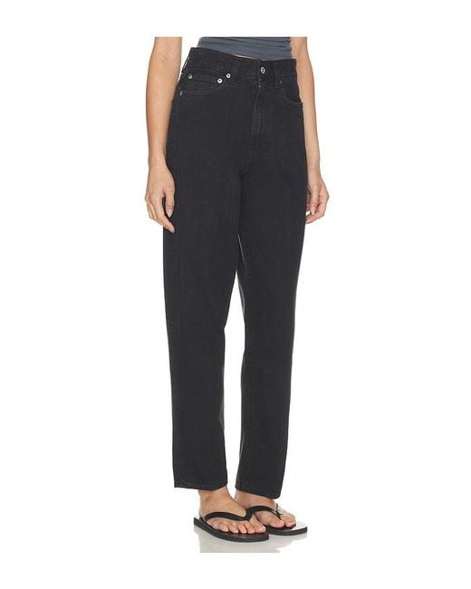 Agolde Black 80S High Rise Vintage Taper Jean