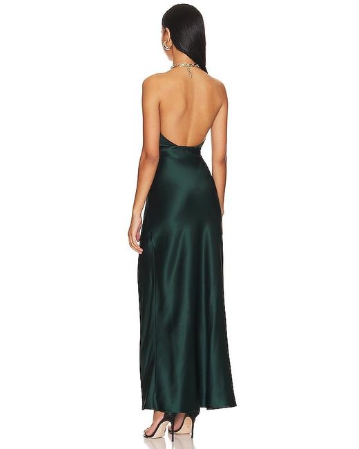 Nicholas Green Ambra Halter Neck Gown With Necklace