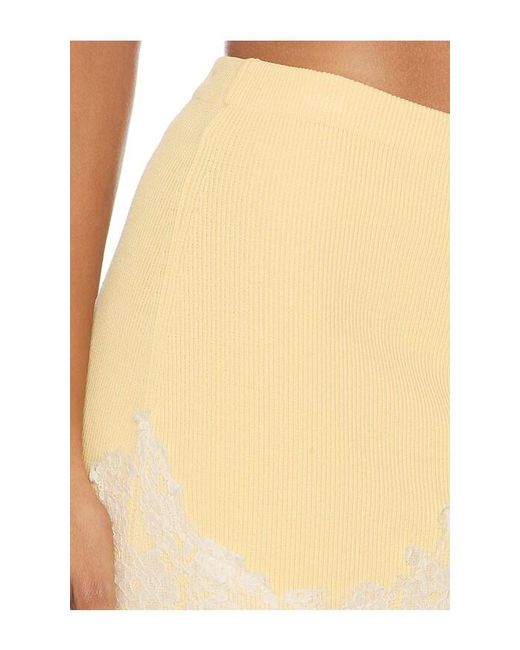 Tularosa Natural Elia Knit Lace Skirt