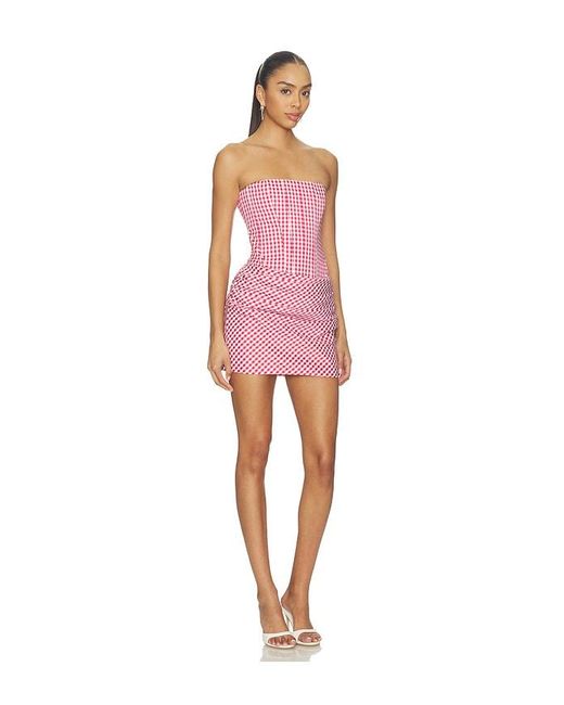 Amanda Uprichard Pink Mariah Dress